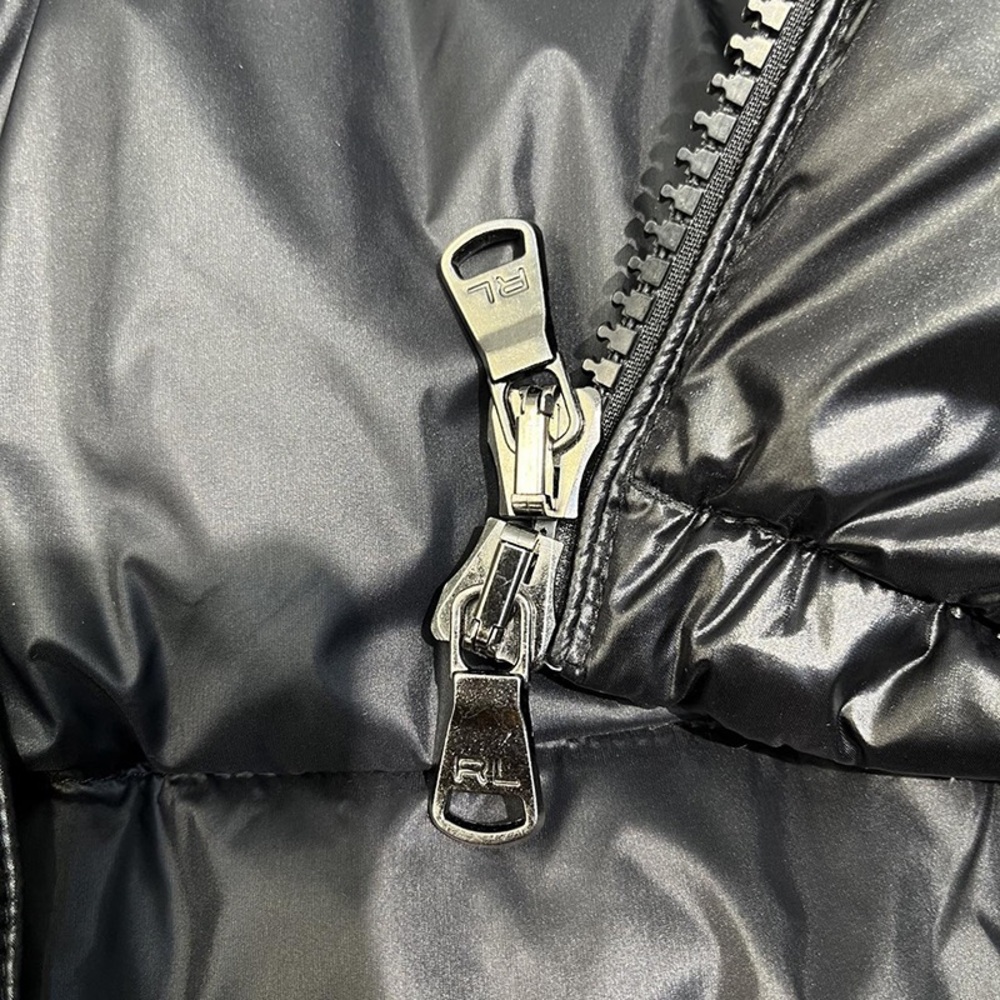 Ralph Lauren Black Hooded Down Jacket - Picture 9 of 9